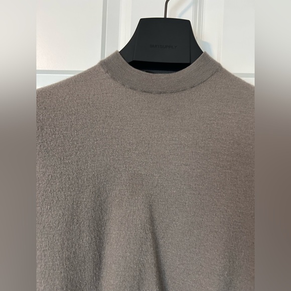 Loro Piana Taupe Womens Crewneck Sweater cashmere and silk - Picture 6 of 13